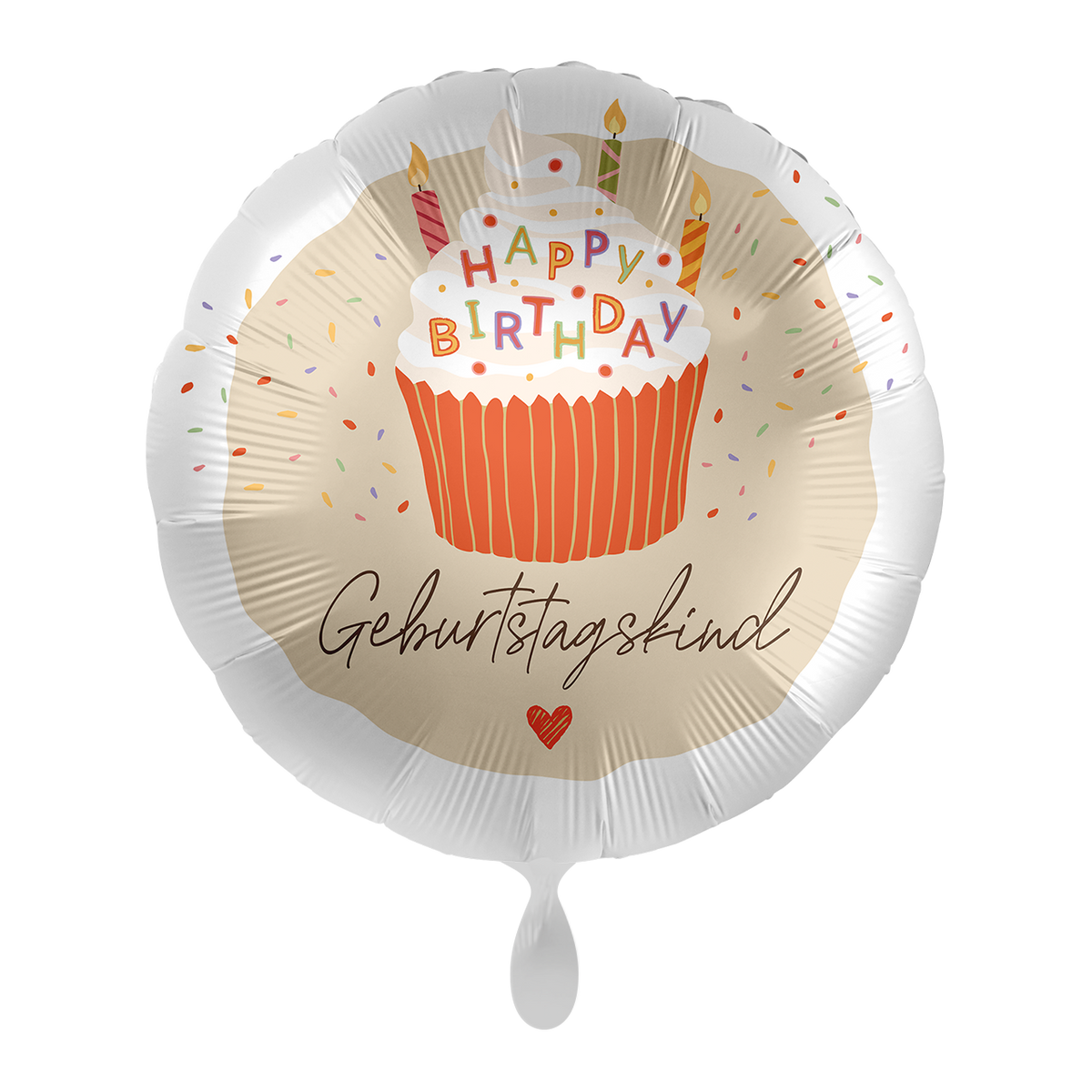 1 Balloon - Sweet Birthday Cupcake - GER