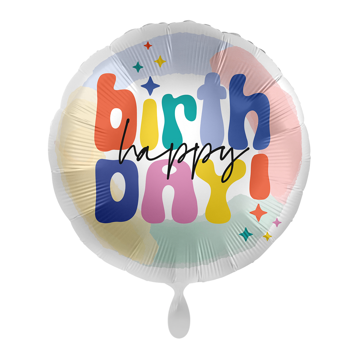 1 Balloon - Happy and Colourful Birthday - ENG