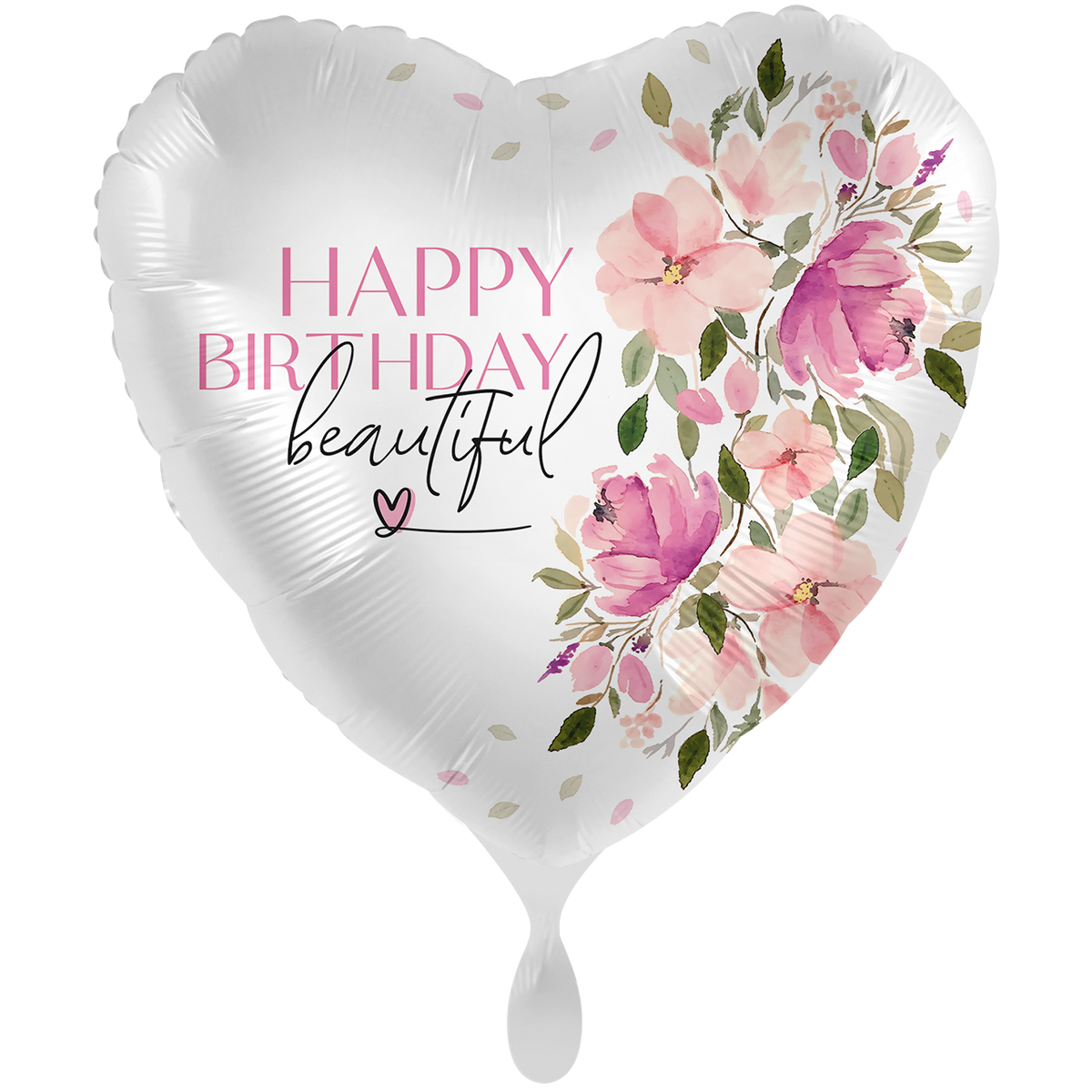 1 Balloon XXL - Beautiful Flowers to your Birthday - ENG