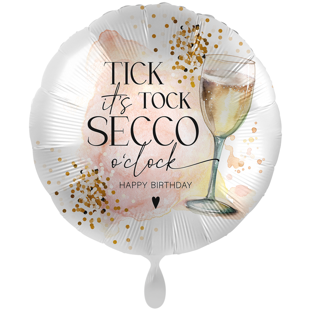 1 Balloon XXL - Secco Birthday - ENG