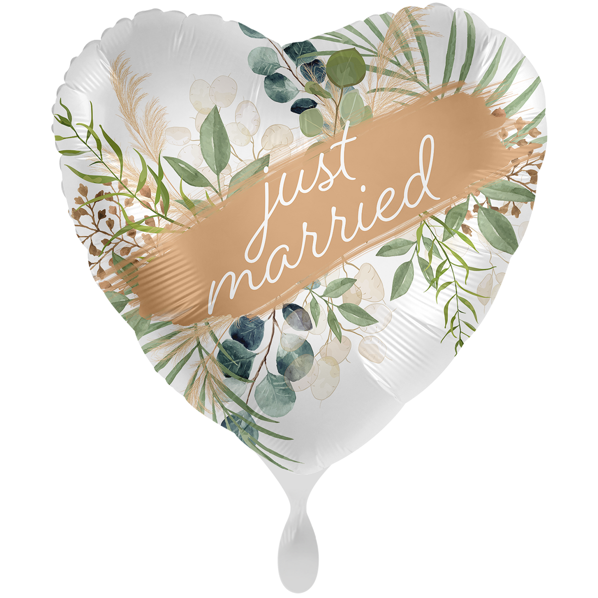 1 Balloon XXL - Wedding Natural Frame - ENG