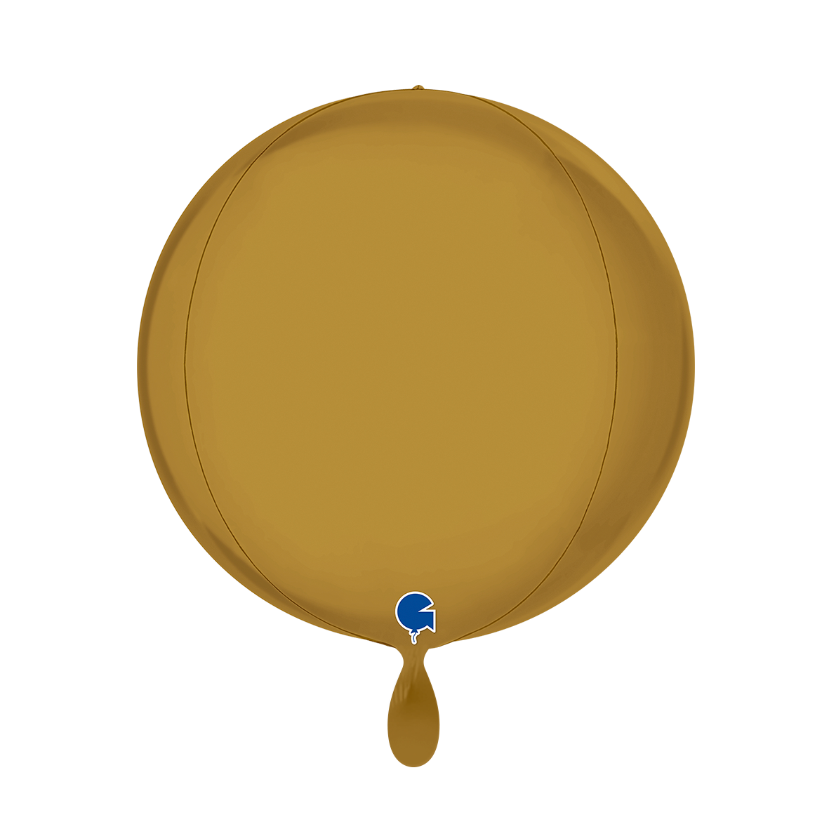 1 Balloon 4D - Globe - Satin Gold