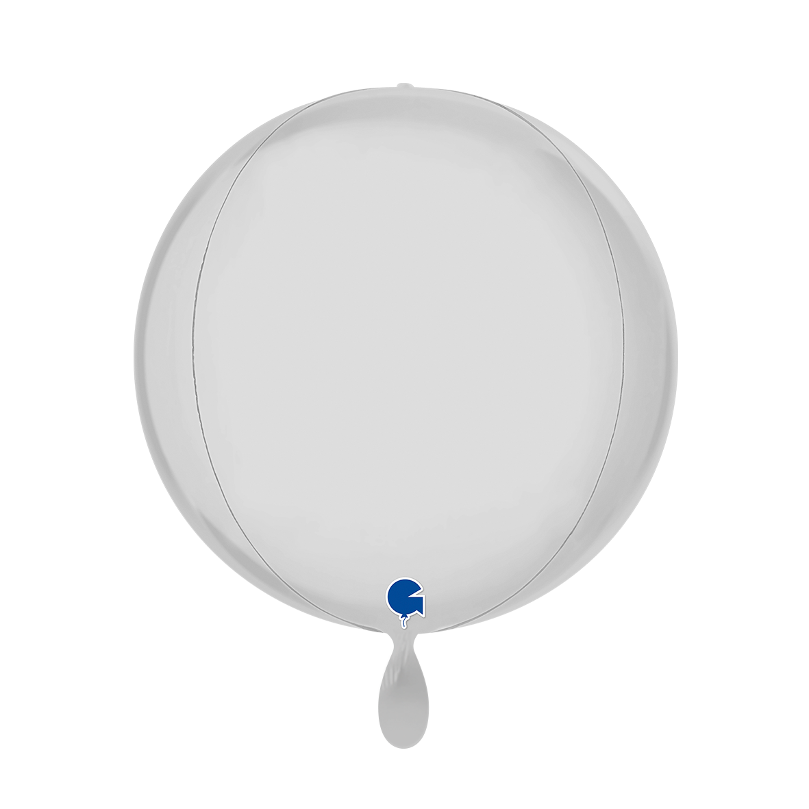 1 Balloon 4D - Globe - Satin White