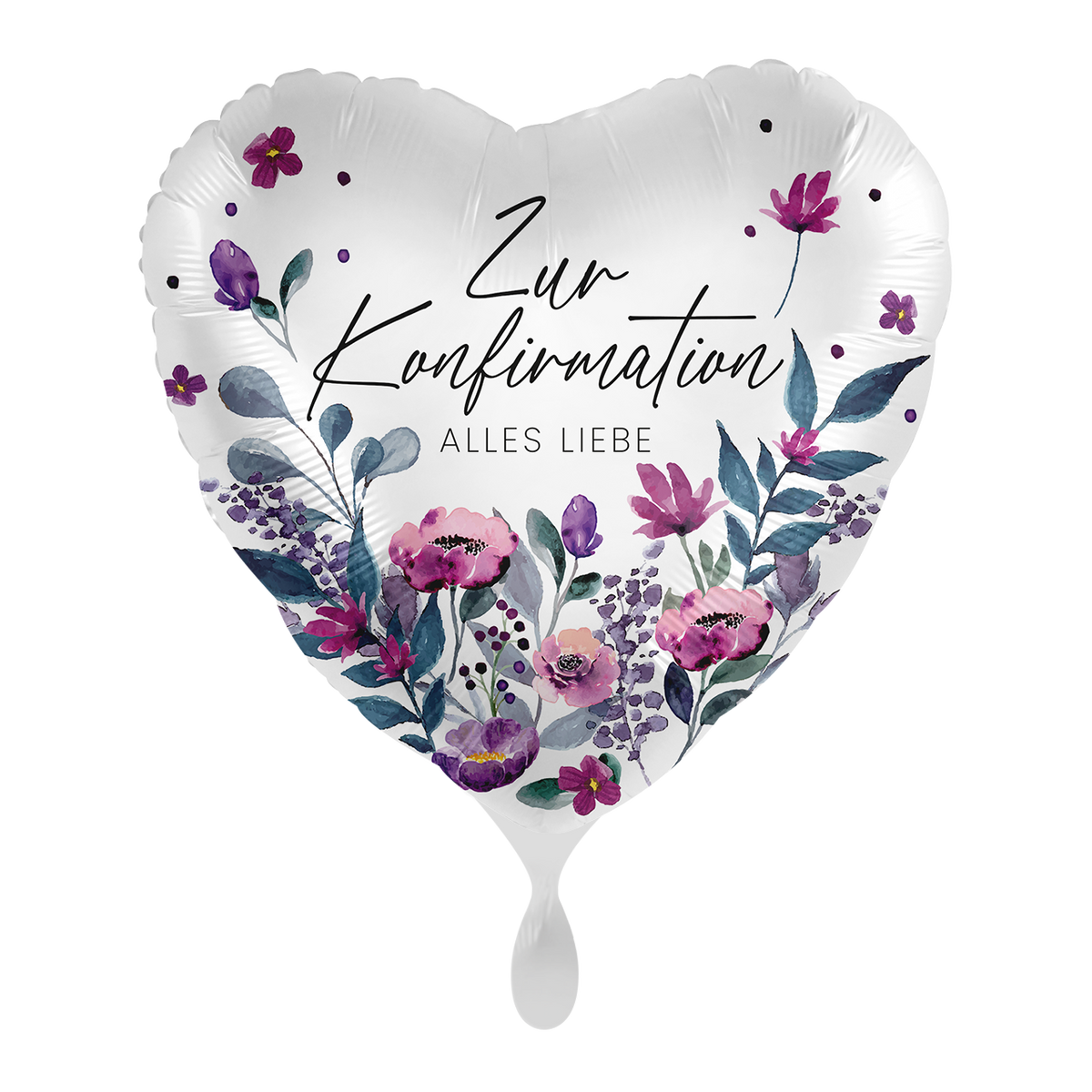 1 Balloon - Flowery Confirmation - GER