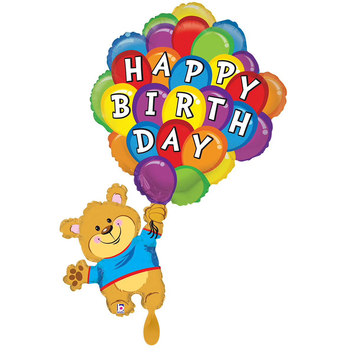 1 Balloon XXL - Birthday Balloon Bear