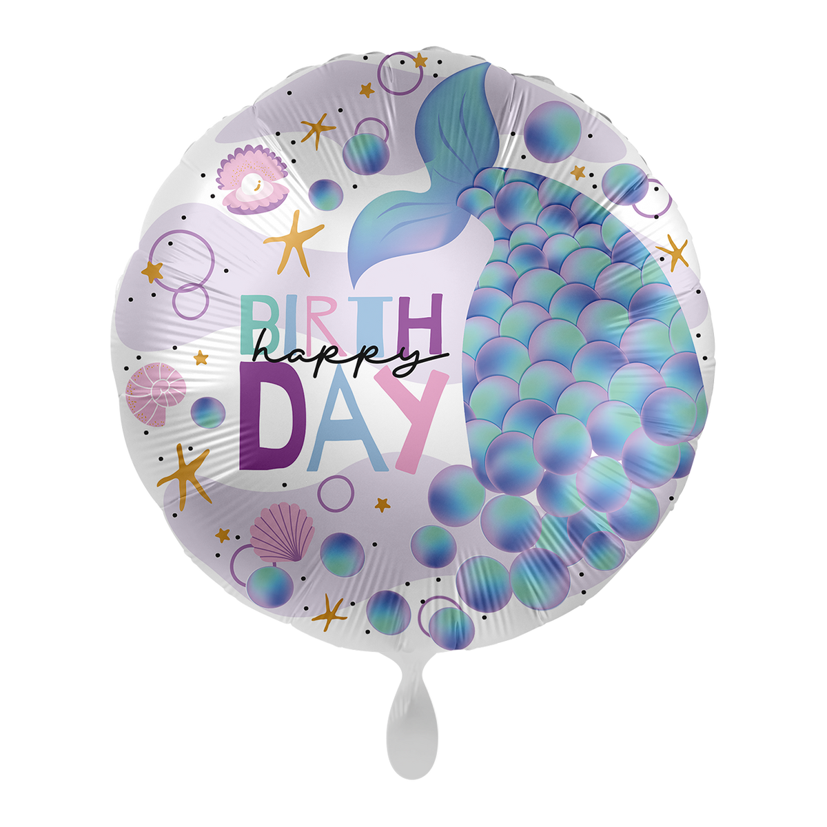 1 Balloon - Magical Mermaid Birthday - ENG