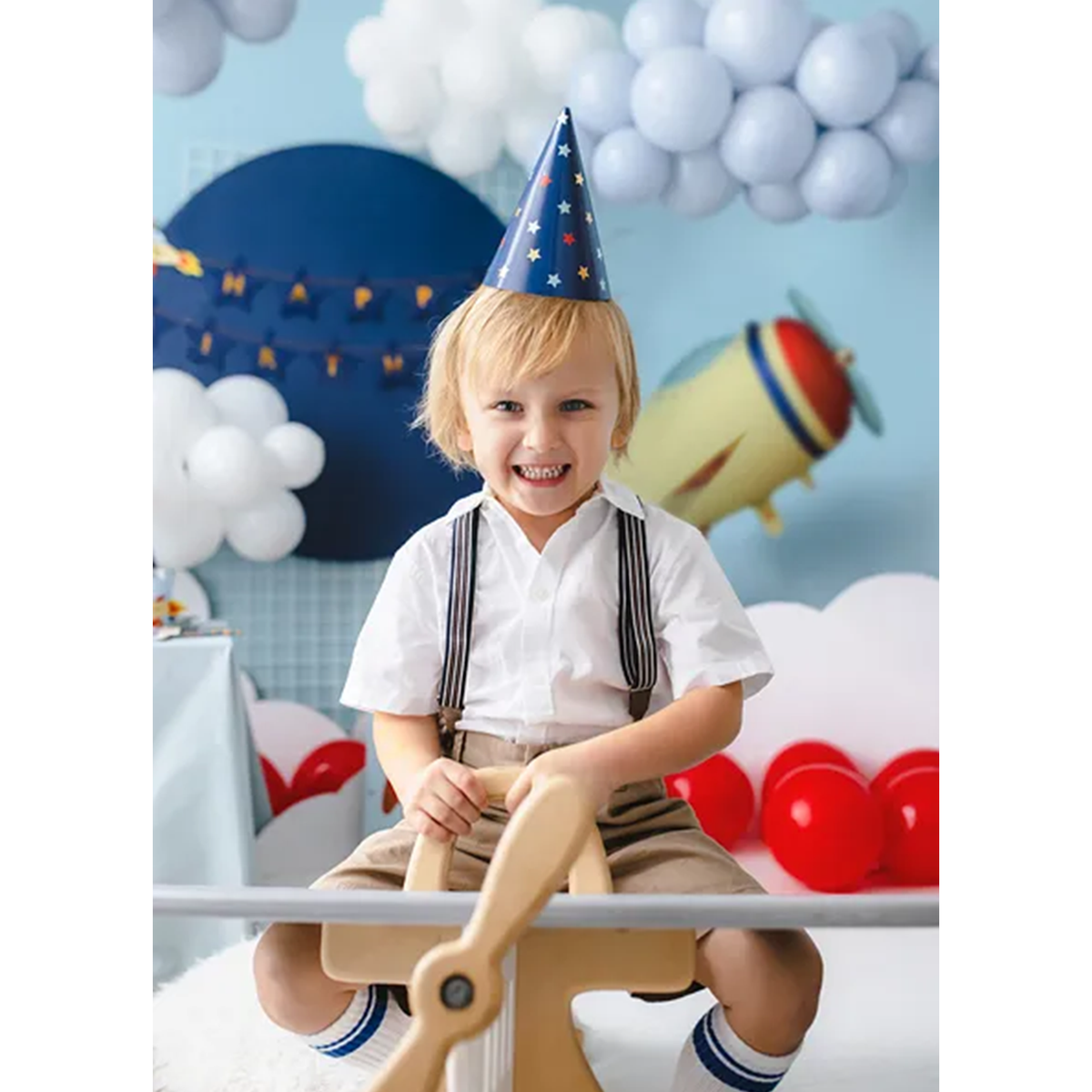 6 Partyhüte - Sterne
