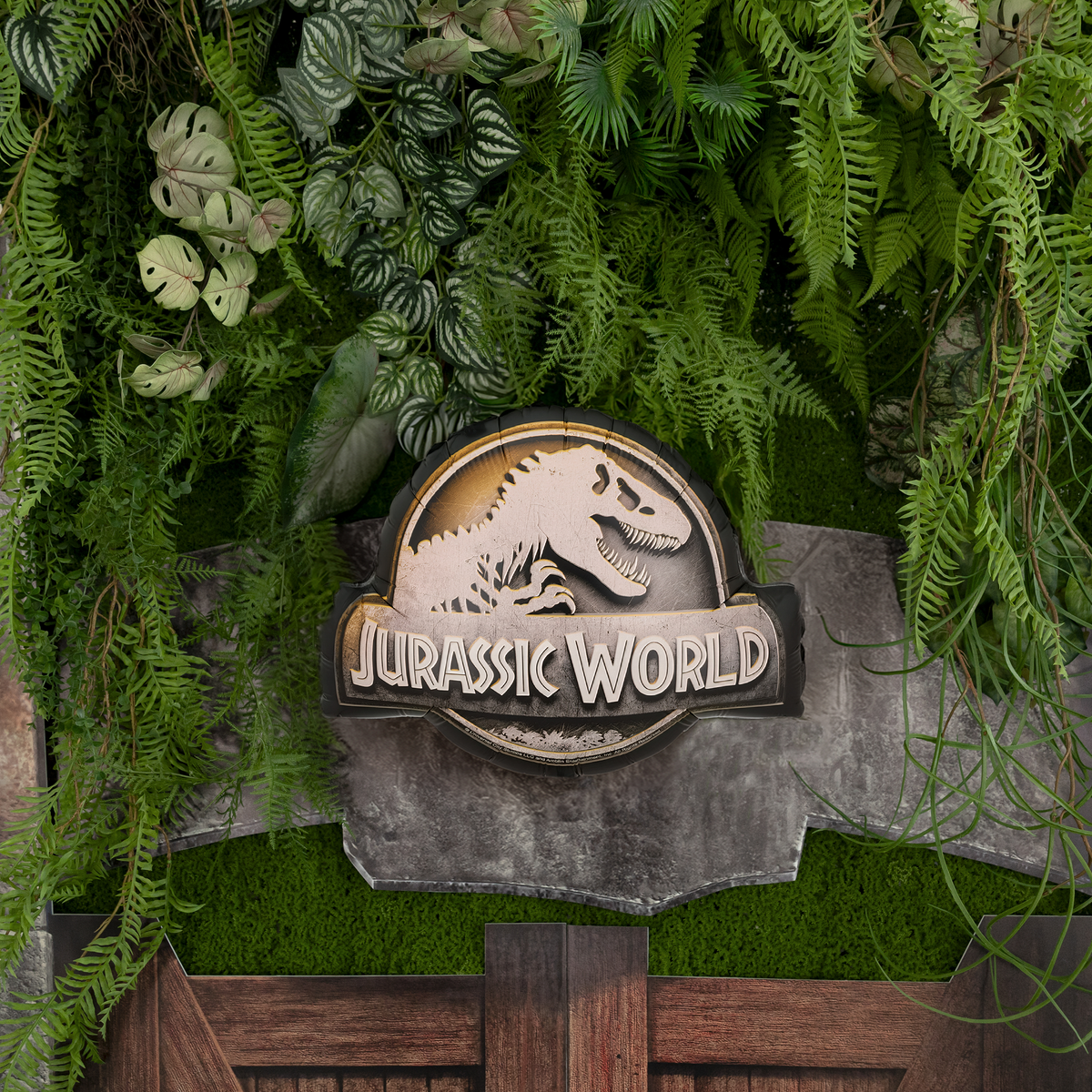 1 Ballon - Jurassic World Logo