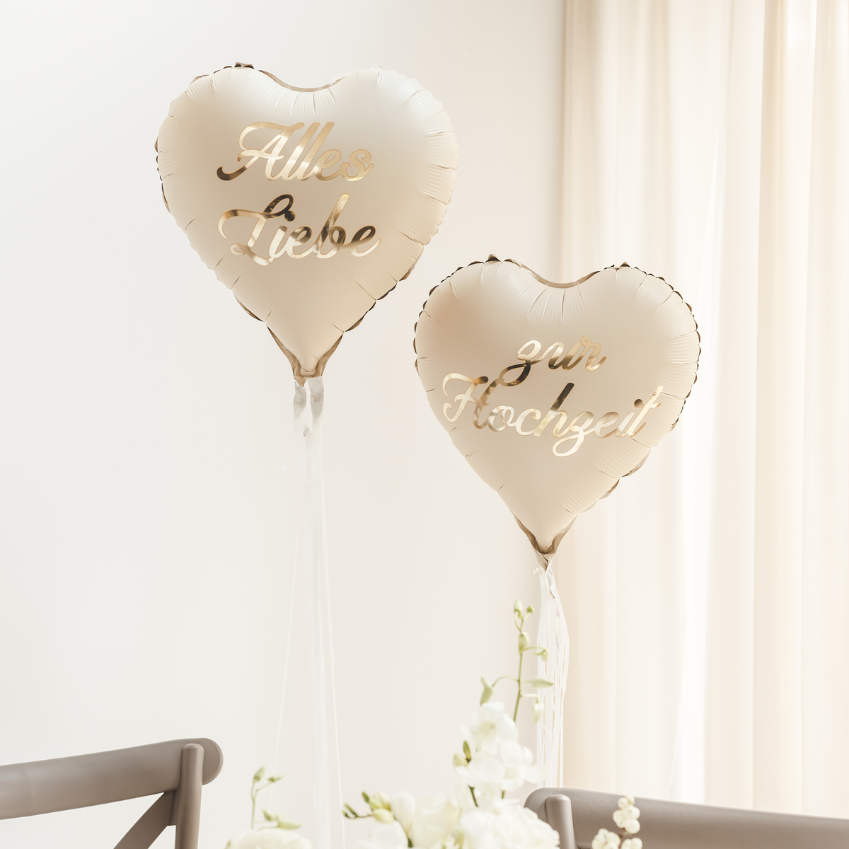 2 Ballons - Alles Liebe zur Hochzeit
