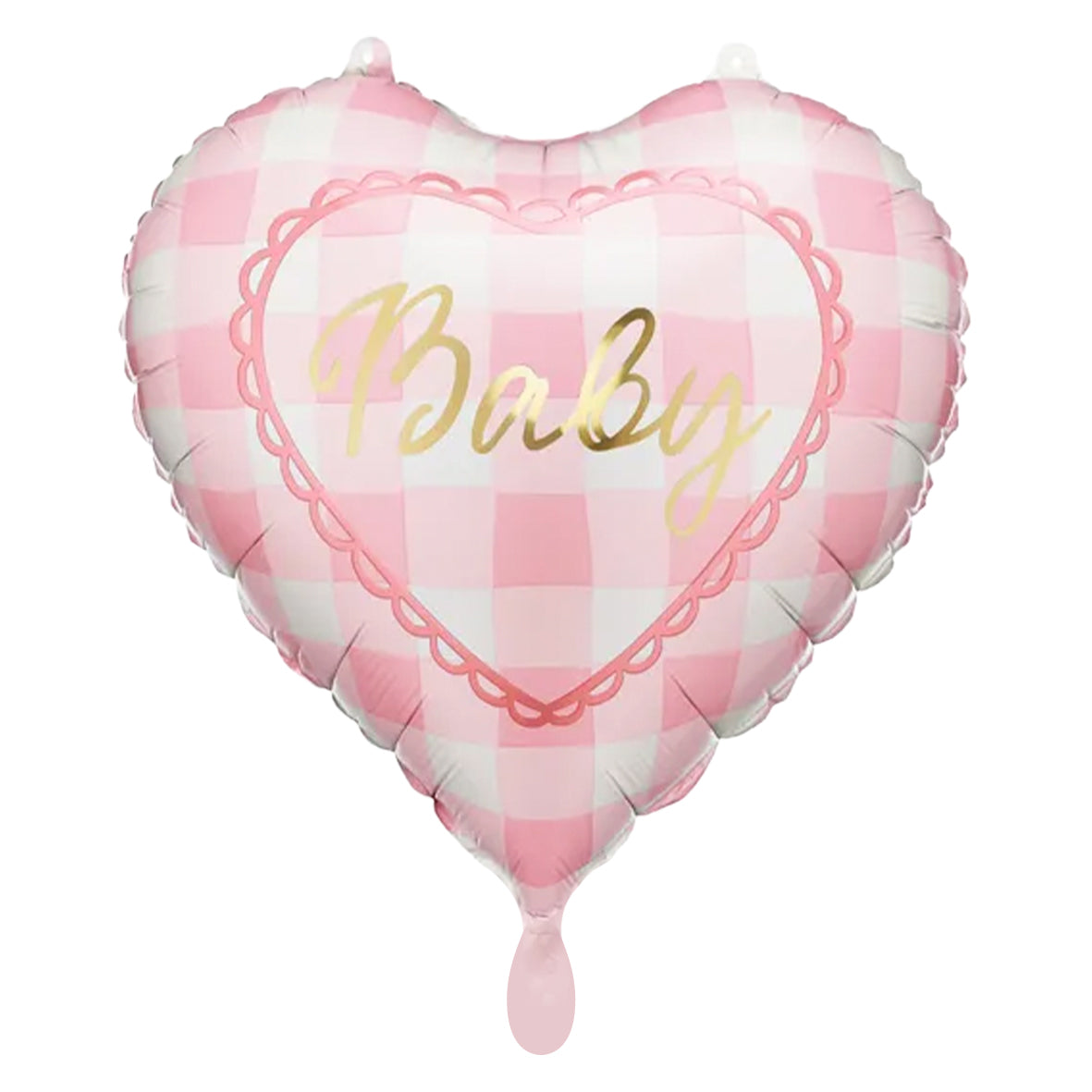 1 Ballon - Baby girl - Hellrosa