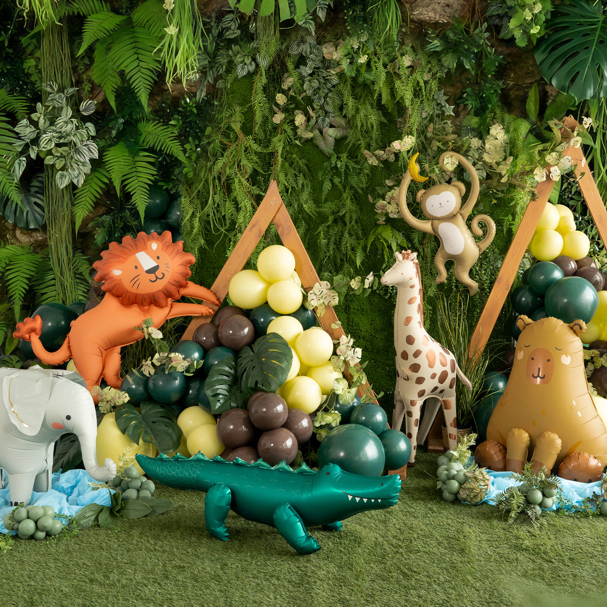 1 Stehender Ballon XXL - Giraffe