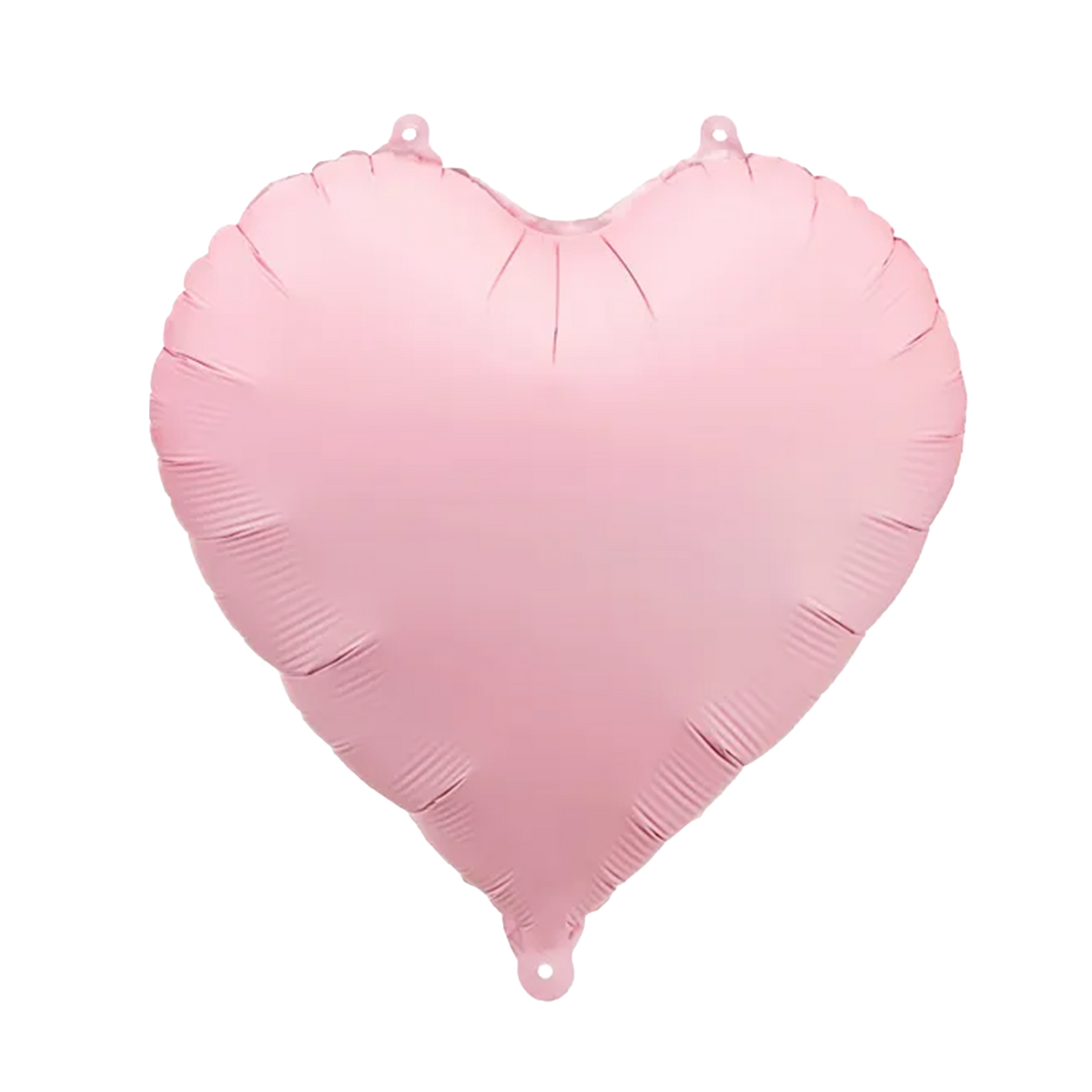 1 Ballon - Herz - Satin - Rosa