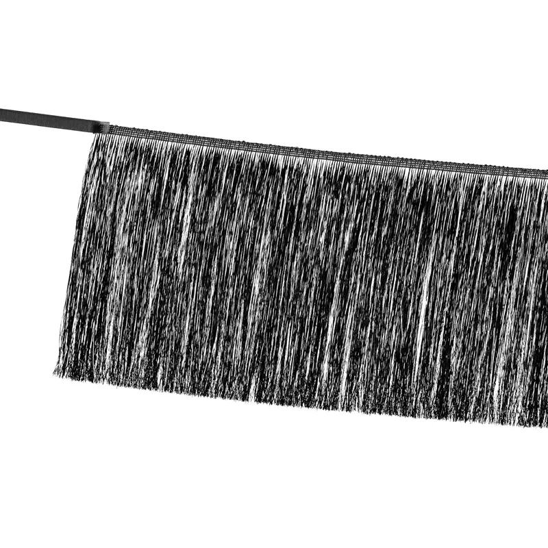 1 Girlande - Fringe Girlande Schwarz