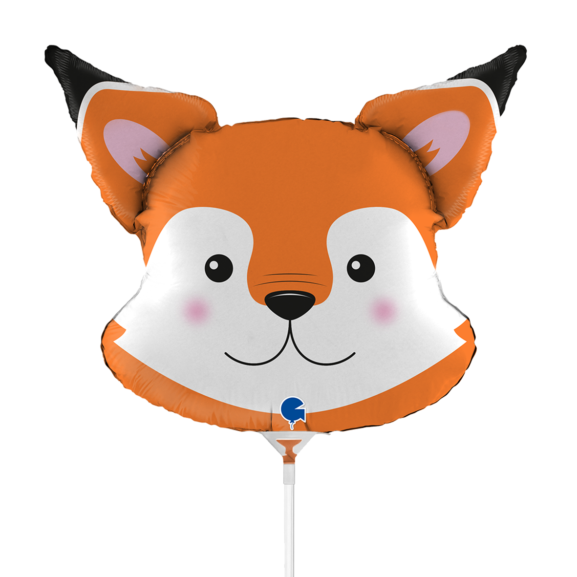 10 Miniballoons Airfilled - Fox Head (Unverpackt)