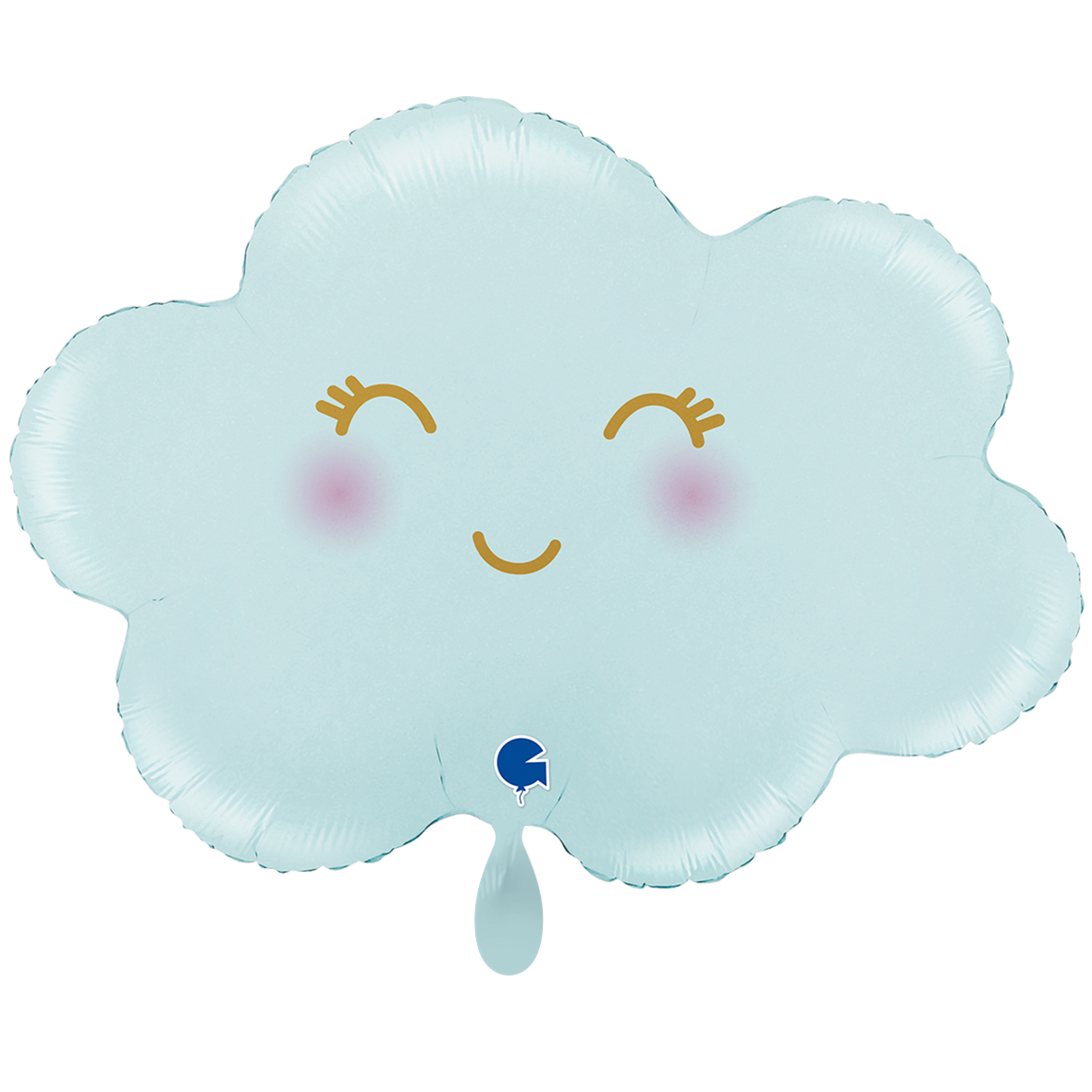 1 Balloon XXL - Cloud Satin Pastel Blue