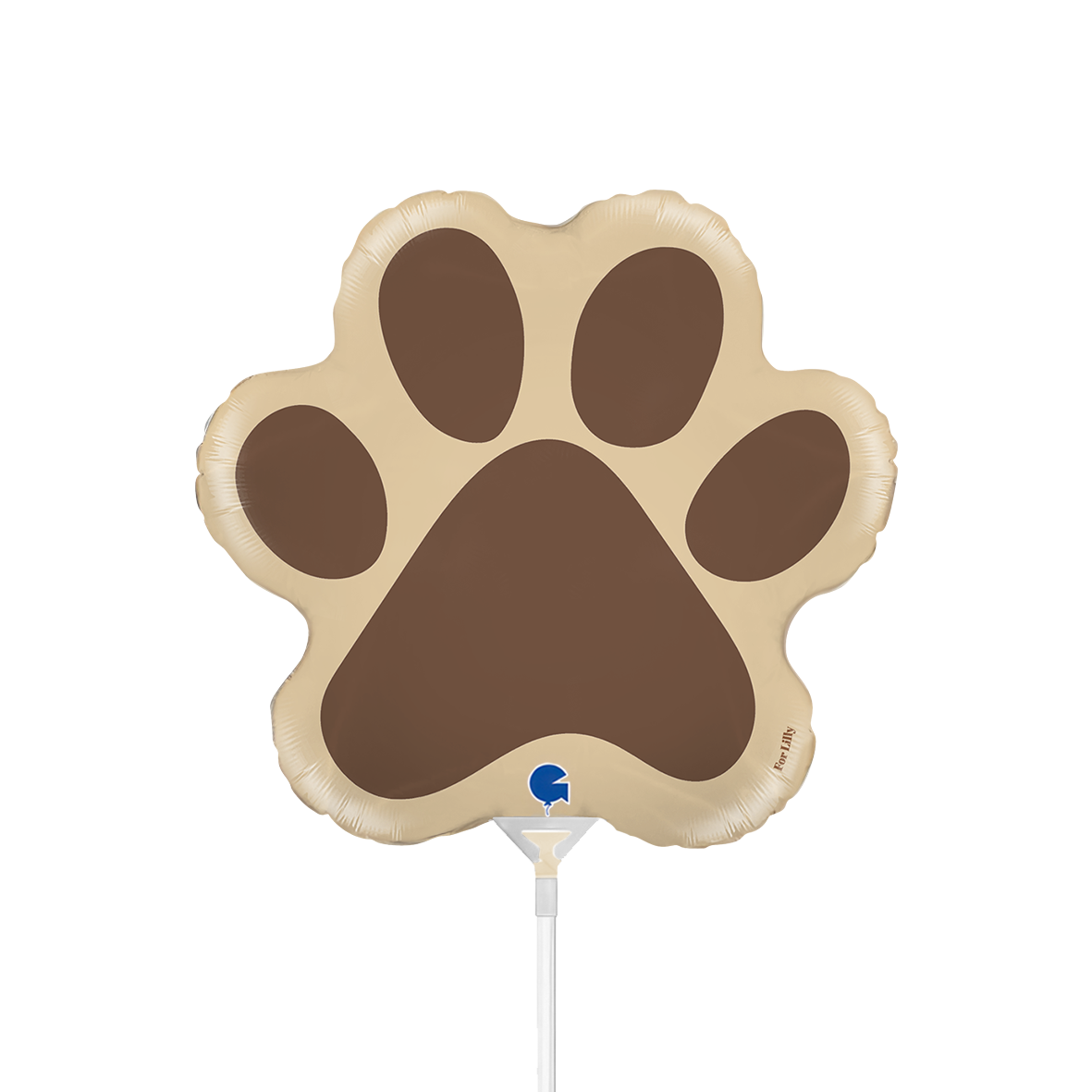 10 Miniballoons Airfilled - Dog Paw (Unverpackt)