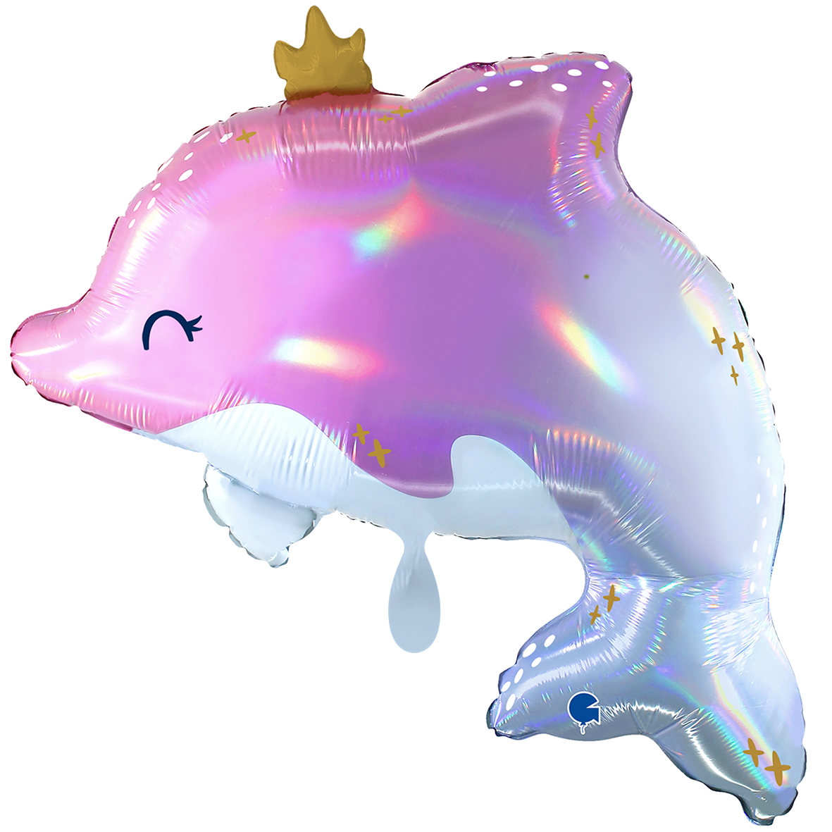 1 Balloon XXL - Glowy Dolphin