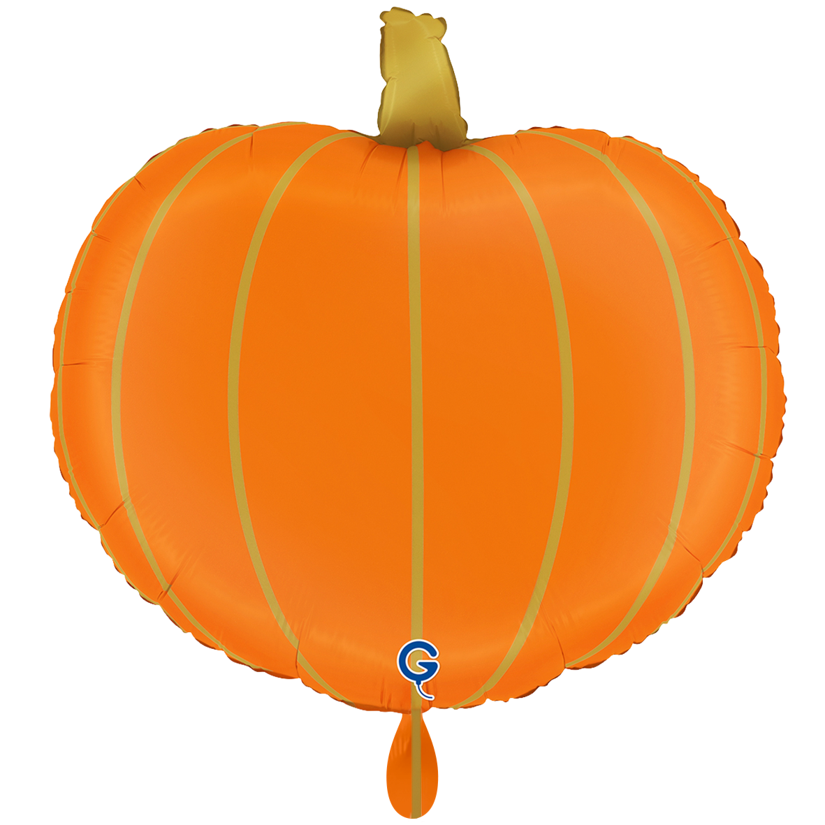 1 Balloon - Orange Pumpkin