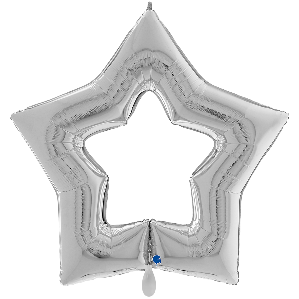 1 Balloon XXL - Linky Star - Silver