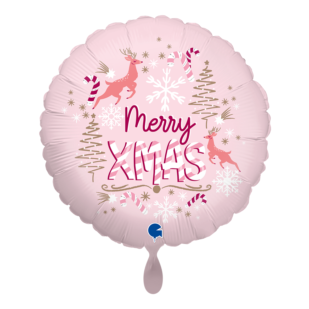 1 Balloon - Pink Xmas