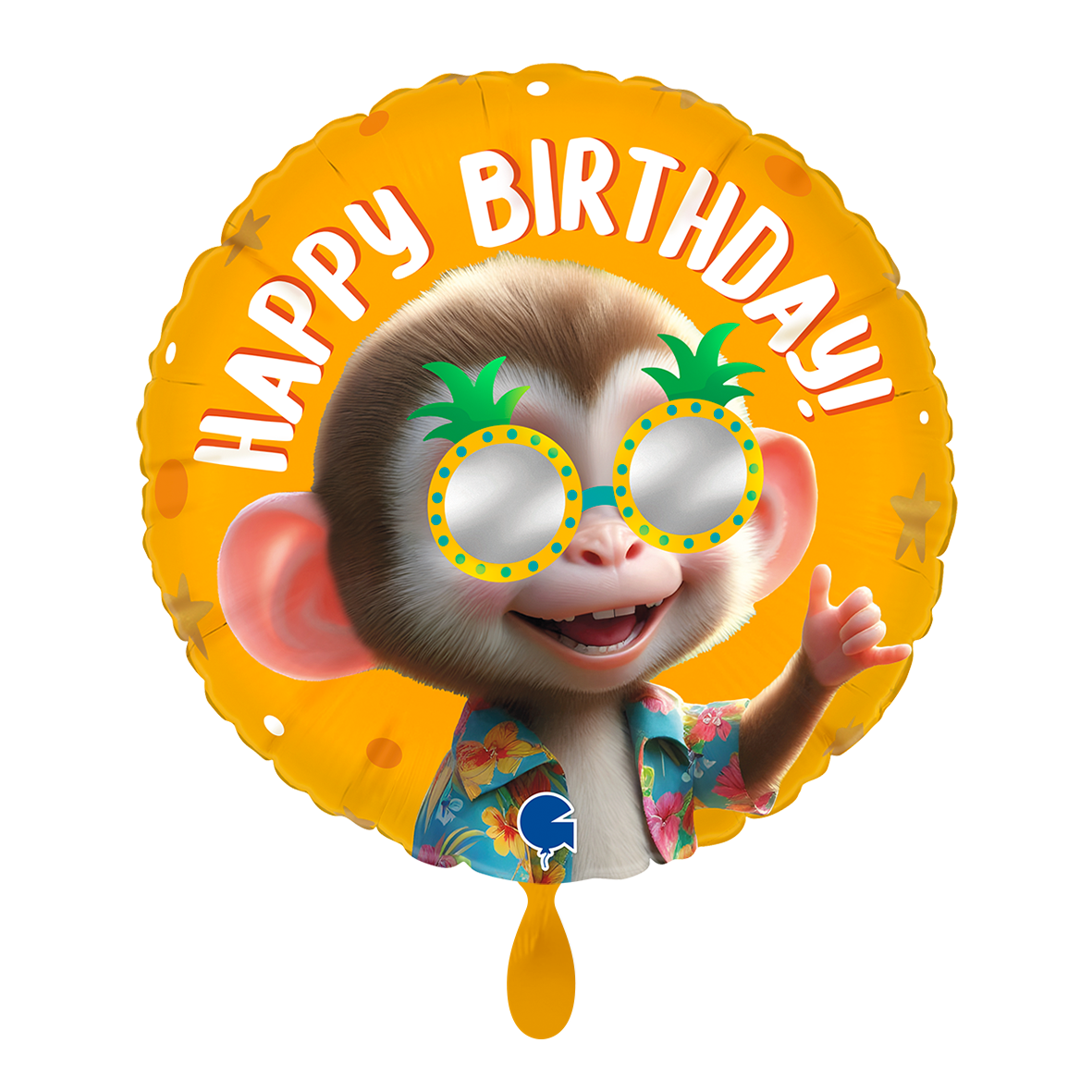 1 Balloon - Cool Monkey Birthday
