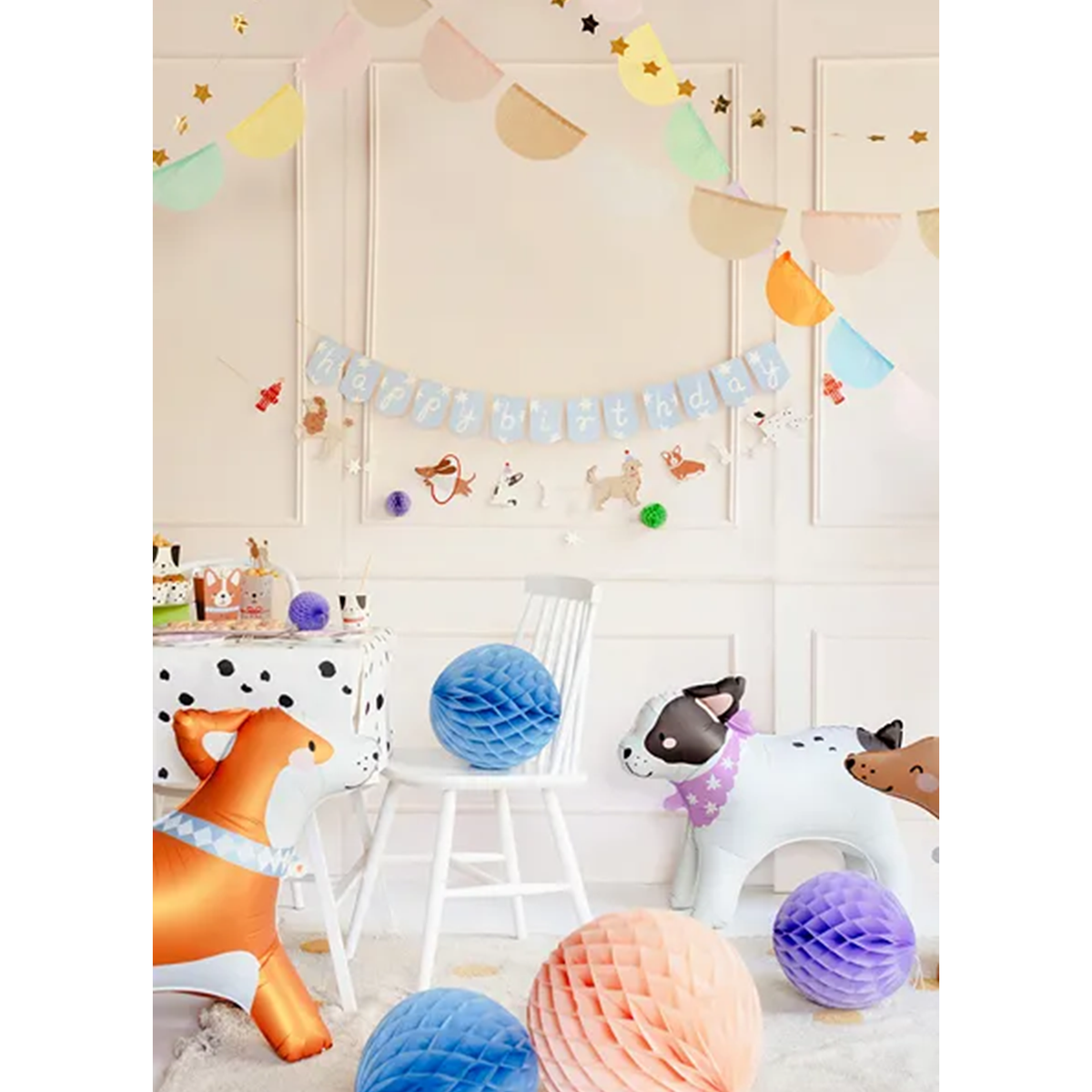 1 Bannergirlande - Happy Birthday Dog