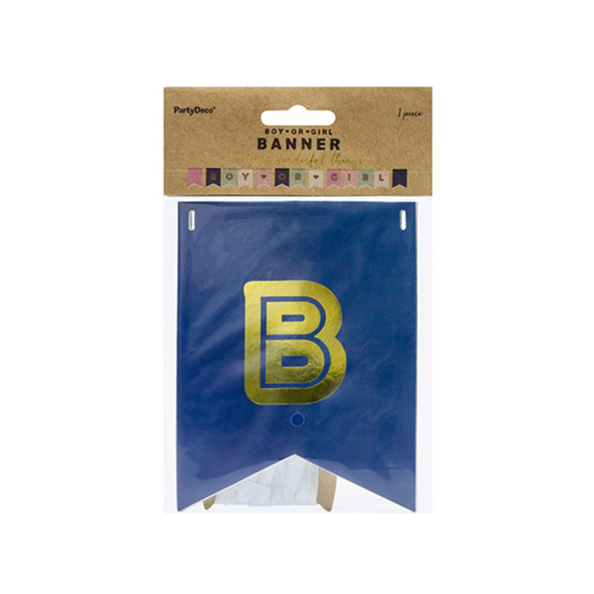 1 Bannergirlande - Boy or Girl