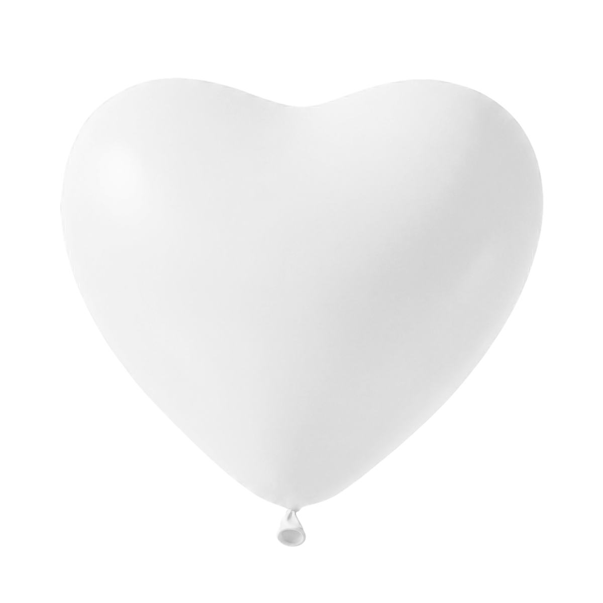 50 Herzballons - Ø30 cm - White