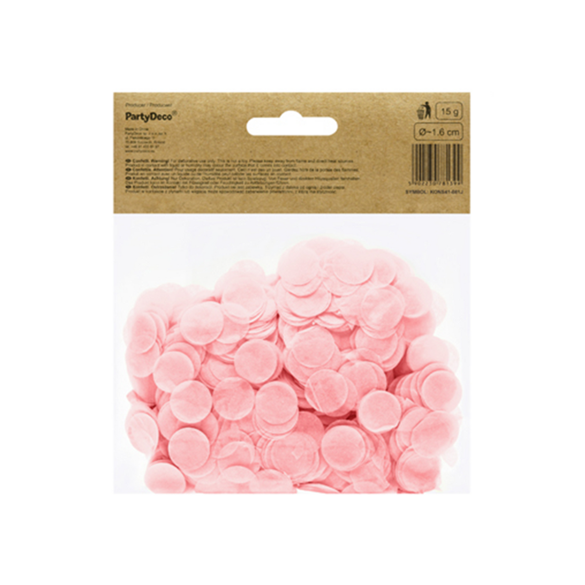 15g Papierkonfetti - Rosa