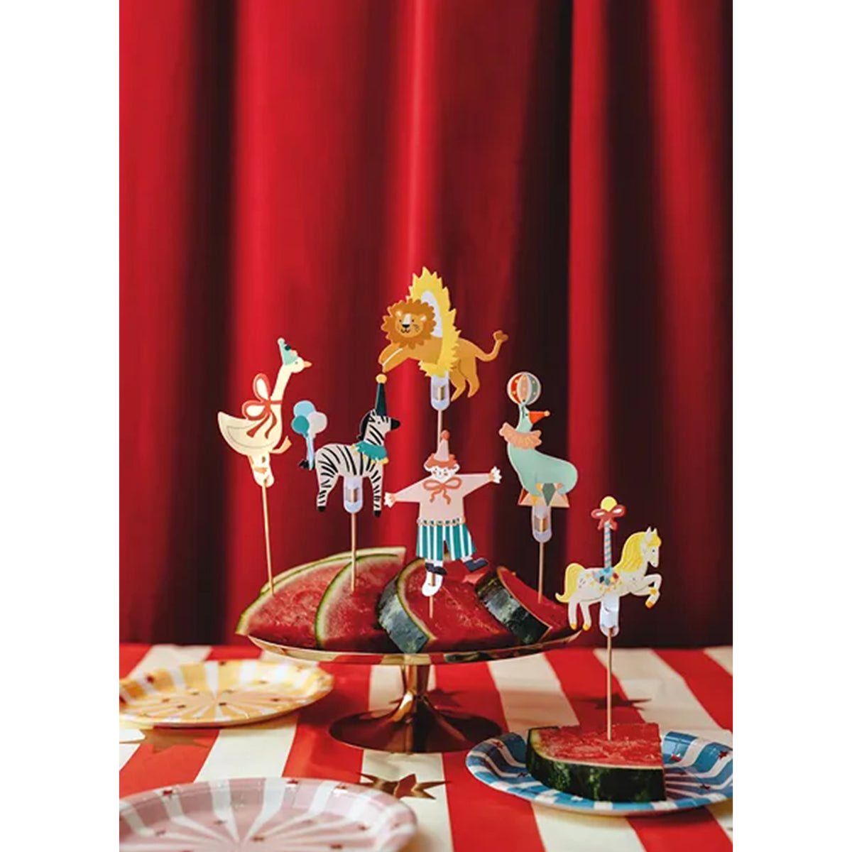 6 Cake Topper - Zirkus