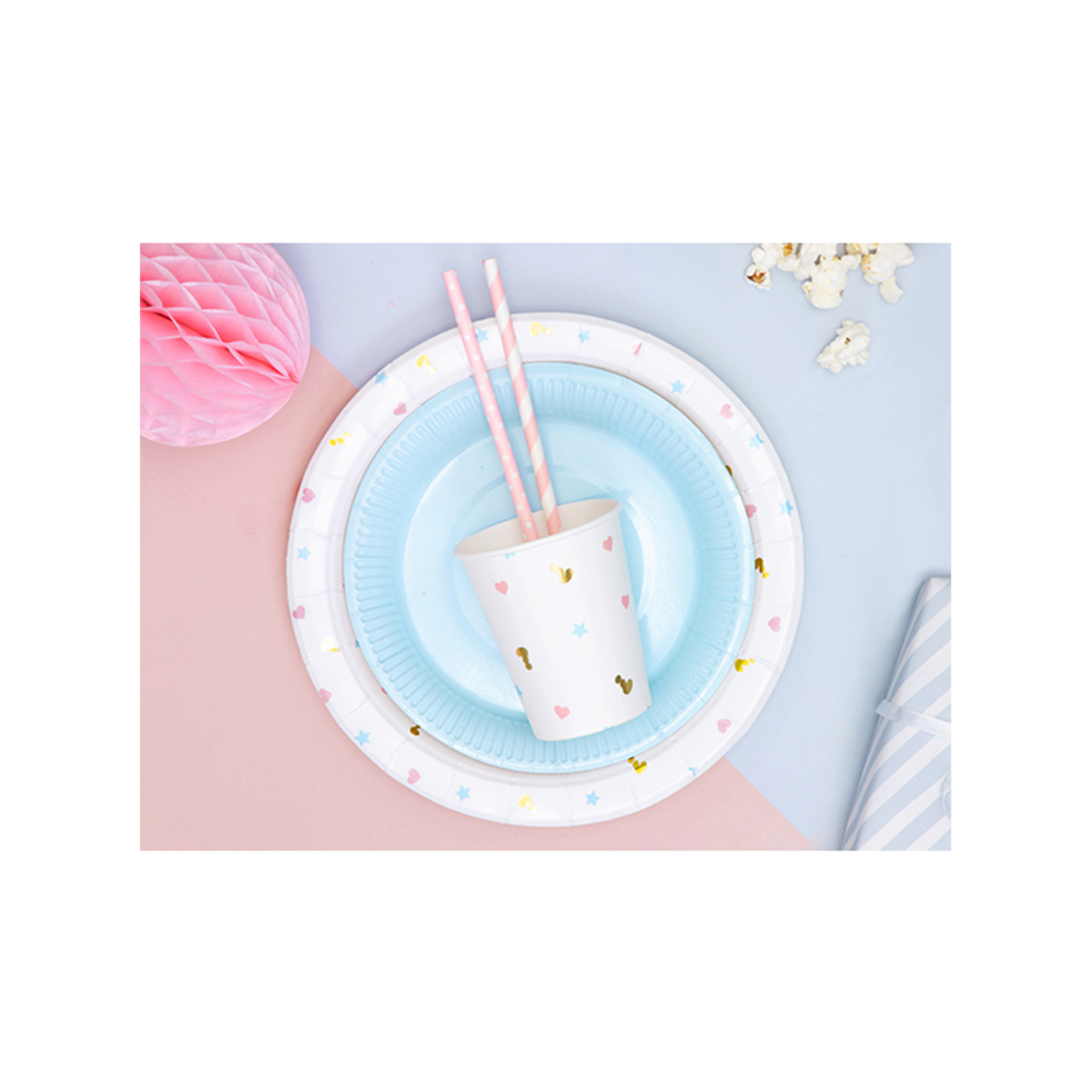 6 Pappbecher Trend - 200ml - Boy or Girl