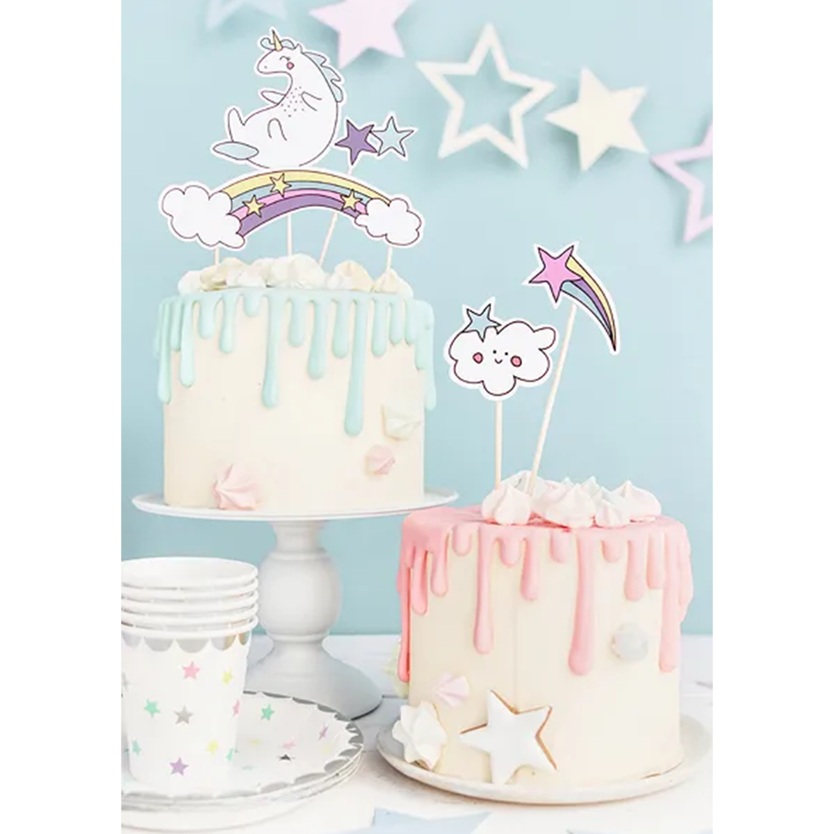 5 Cake Topper - Unicorn