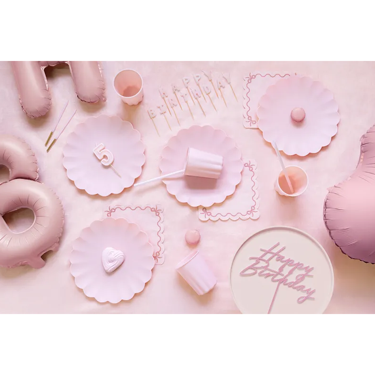 1 Acryl Cake Topper - Happy Birthday Rosa
