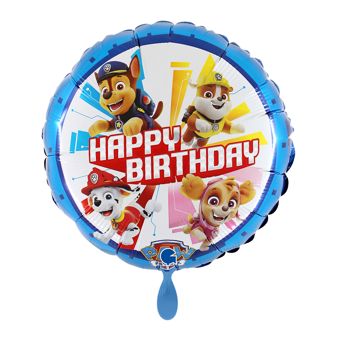 1 Balloon - Paw Patrol - Happy Birthday