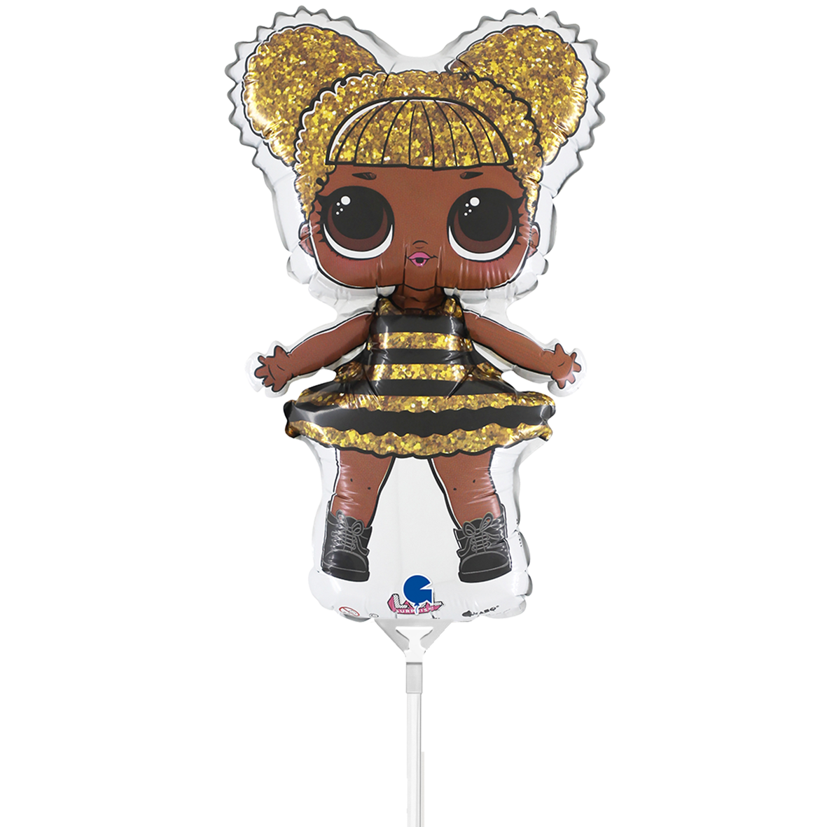 10 Miniballoons Airfilled - LOL Surprise - Queen Bee (Unverpackt)