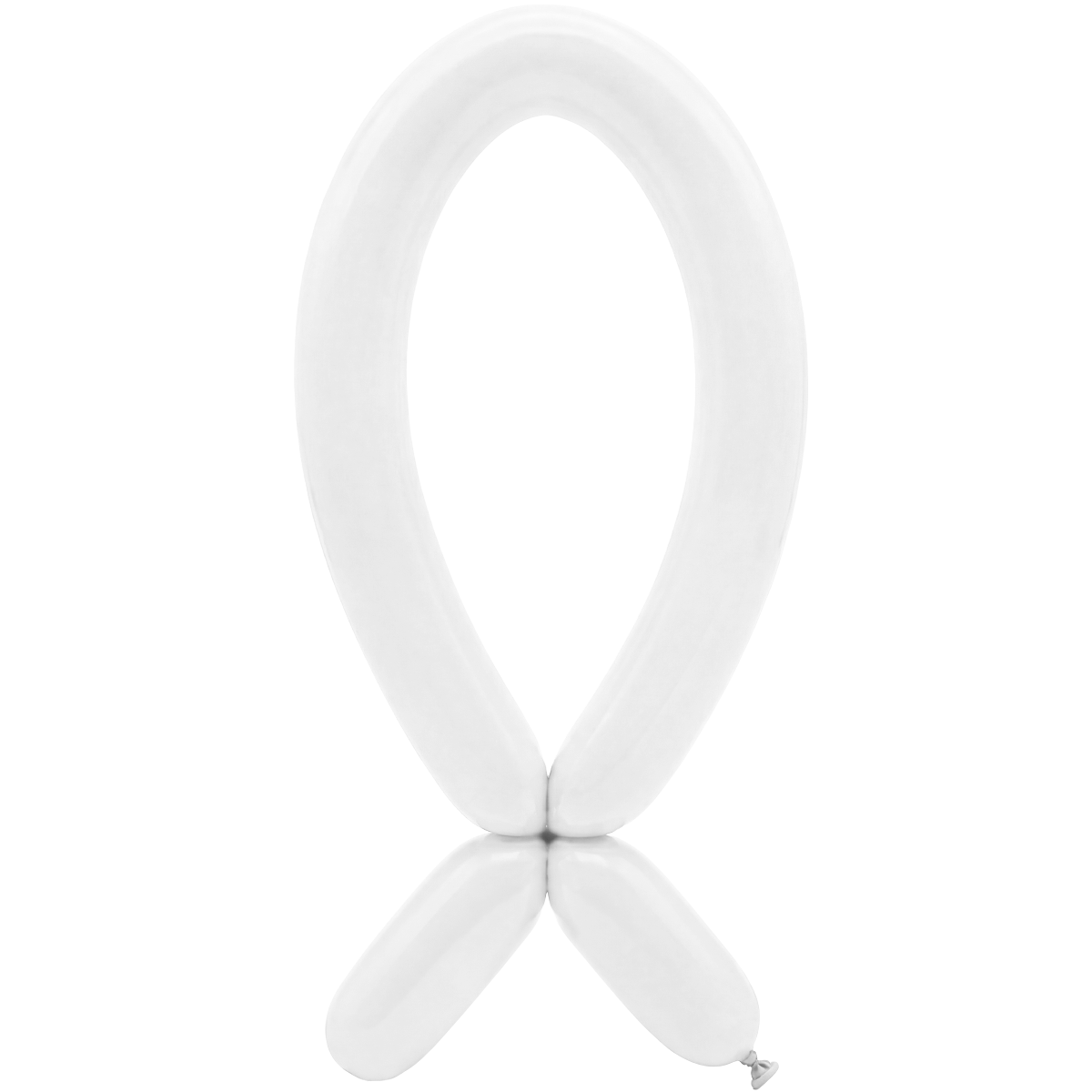 50 Modelling Balloons - Nozzle up - 5x152cm - White