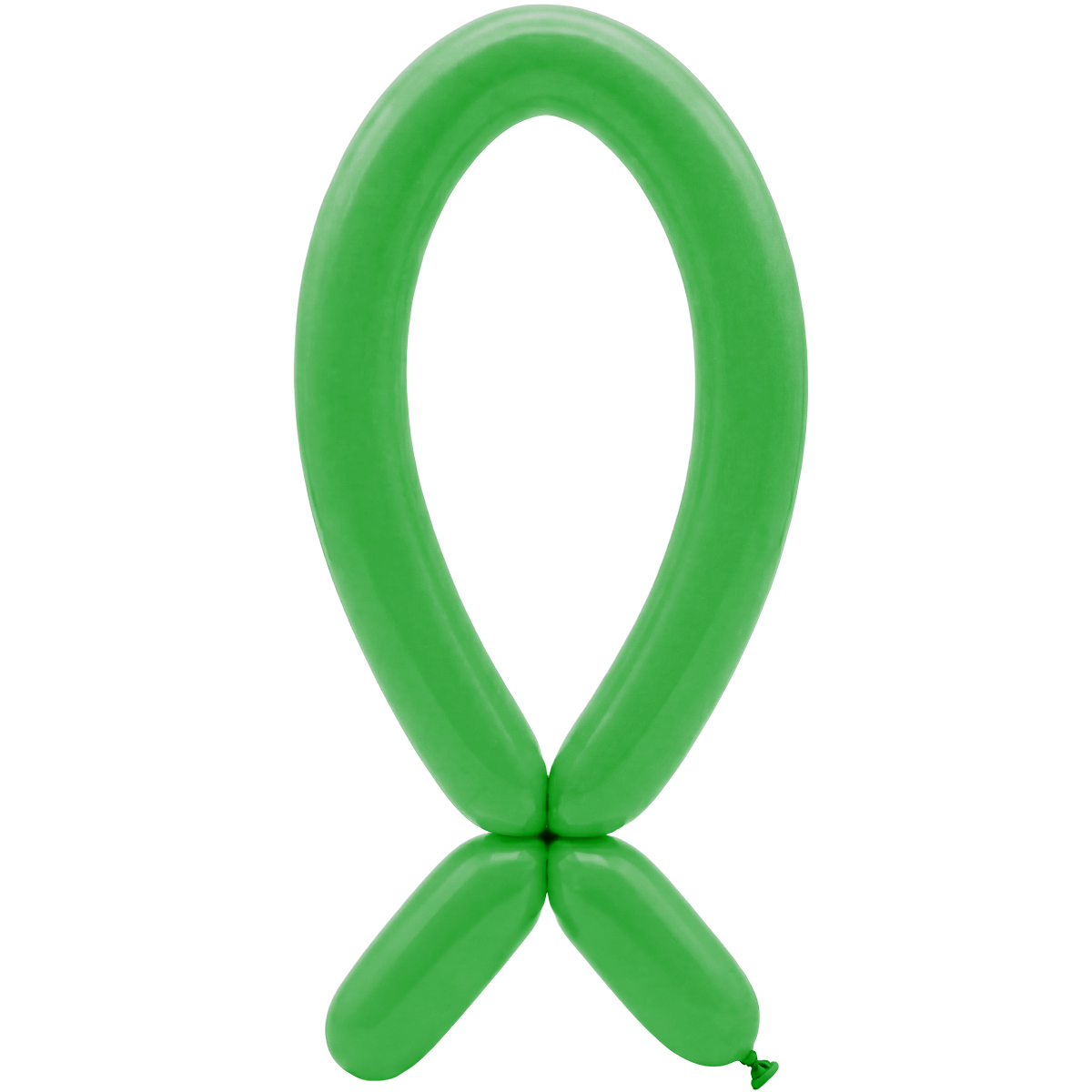 50 Modelling Balloons - Nozzle up - 5x152cm - Green