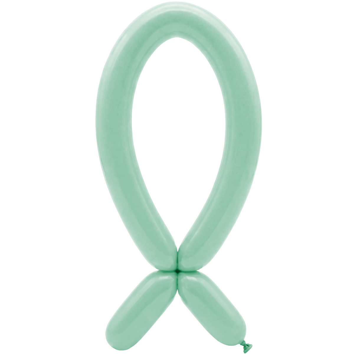 50 Modelling Balloons - Nozzle up - 5x152cm - Pastel Dusk Green Tea