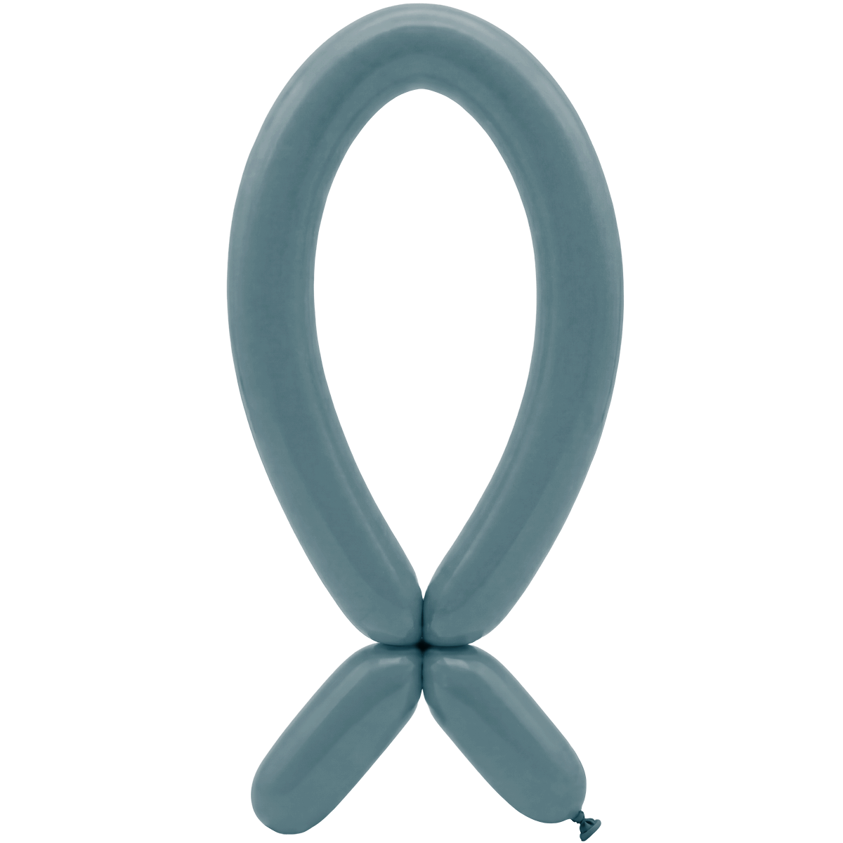 50 Modelling Balloons - Nozzle up - 5x152cm - Pastel Dusk Blue