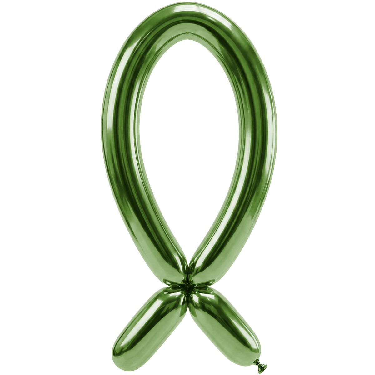 50 Modelling Balloons - Nozzle up - 5x152cm - Reflex Lime Green