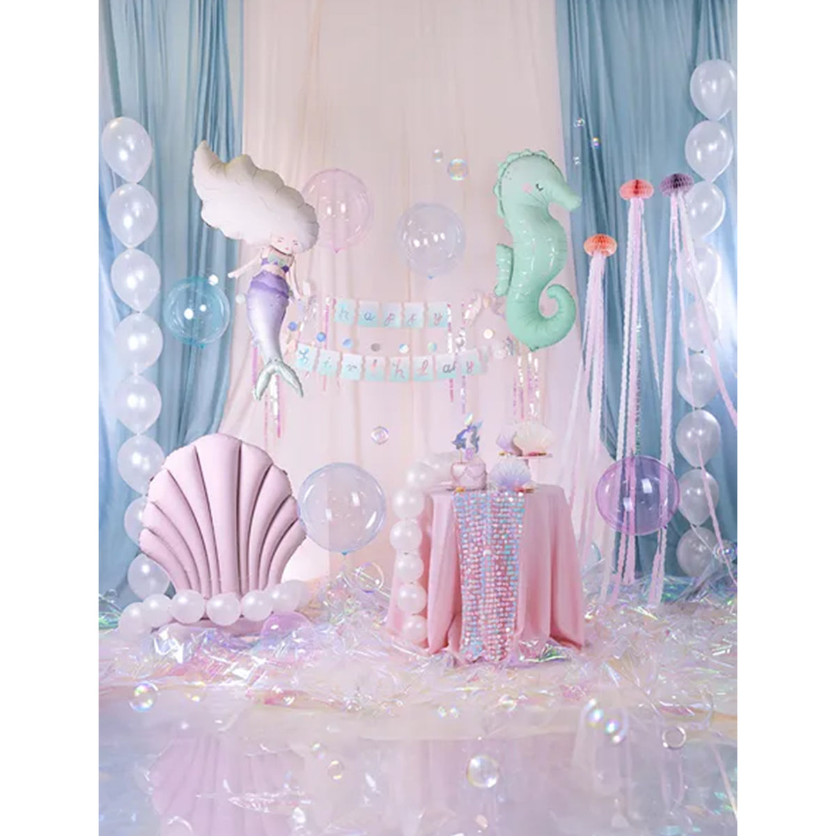 1 Kugelballon - Transparent Purple