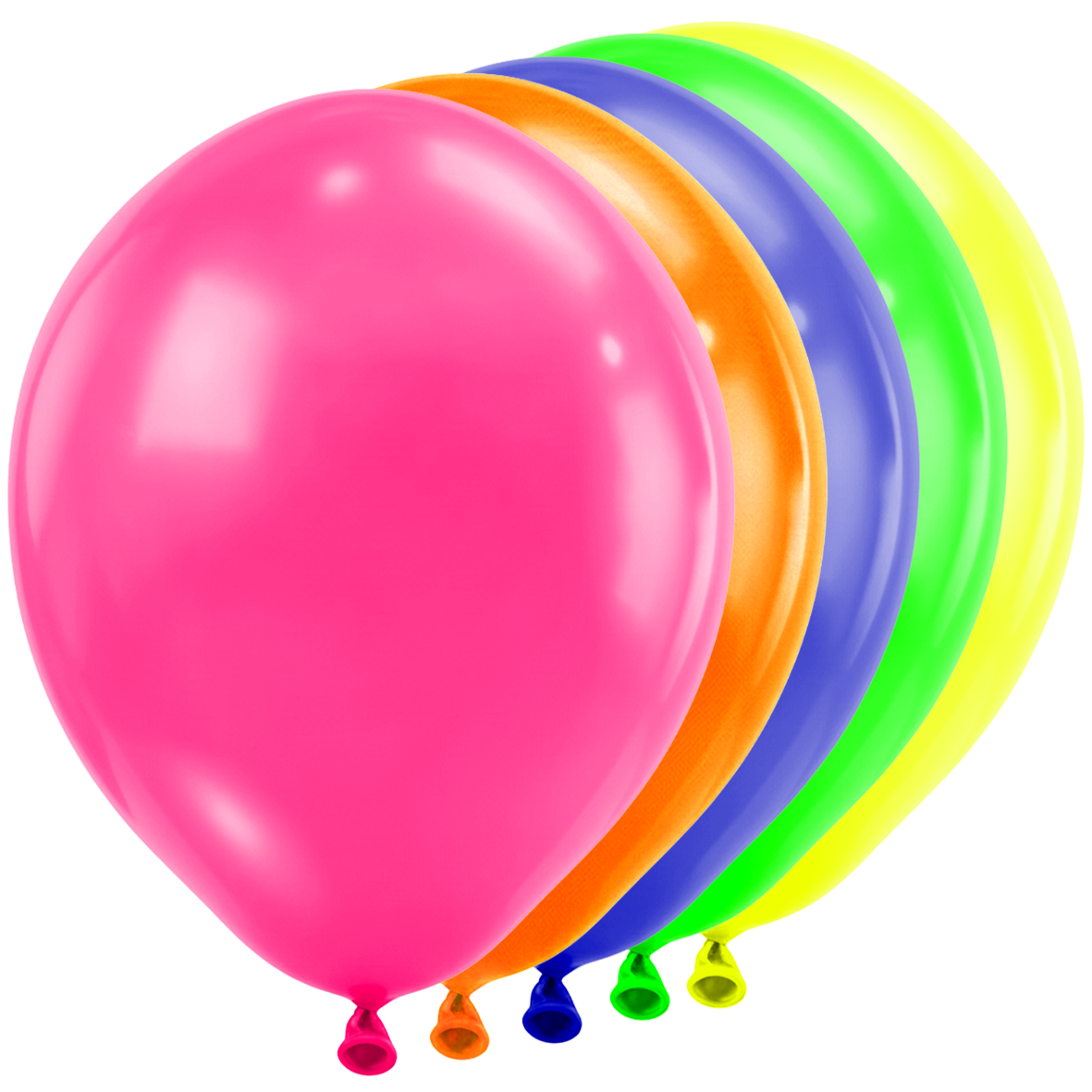 25 Luftballons - Ø46 cm - Neon Assorted