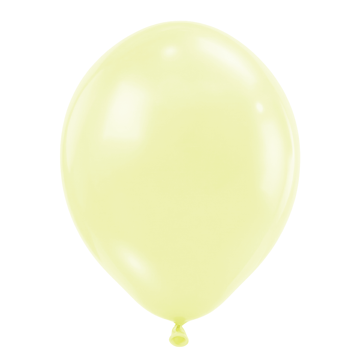 25 Luftballons - Ø46 cm - Pastel Matte Yellow