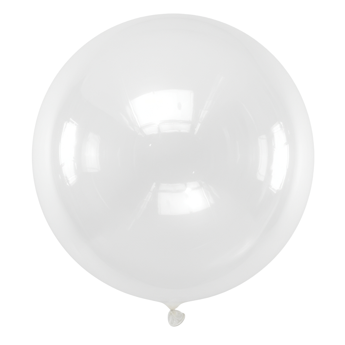 2 Luftballons - Ø91 cm-Crystal Clear