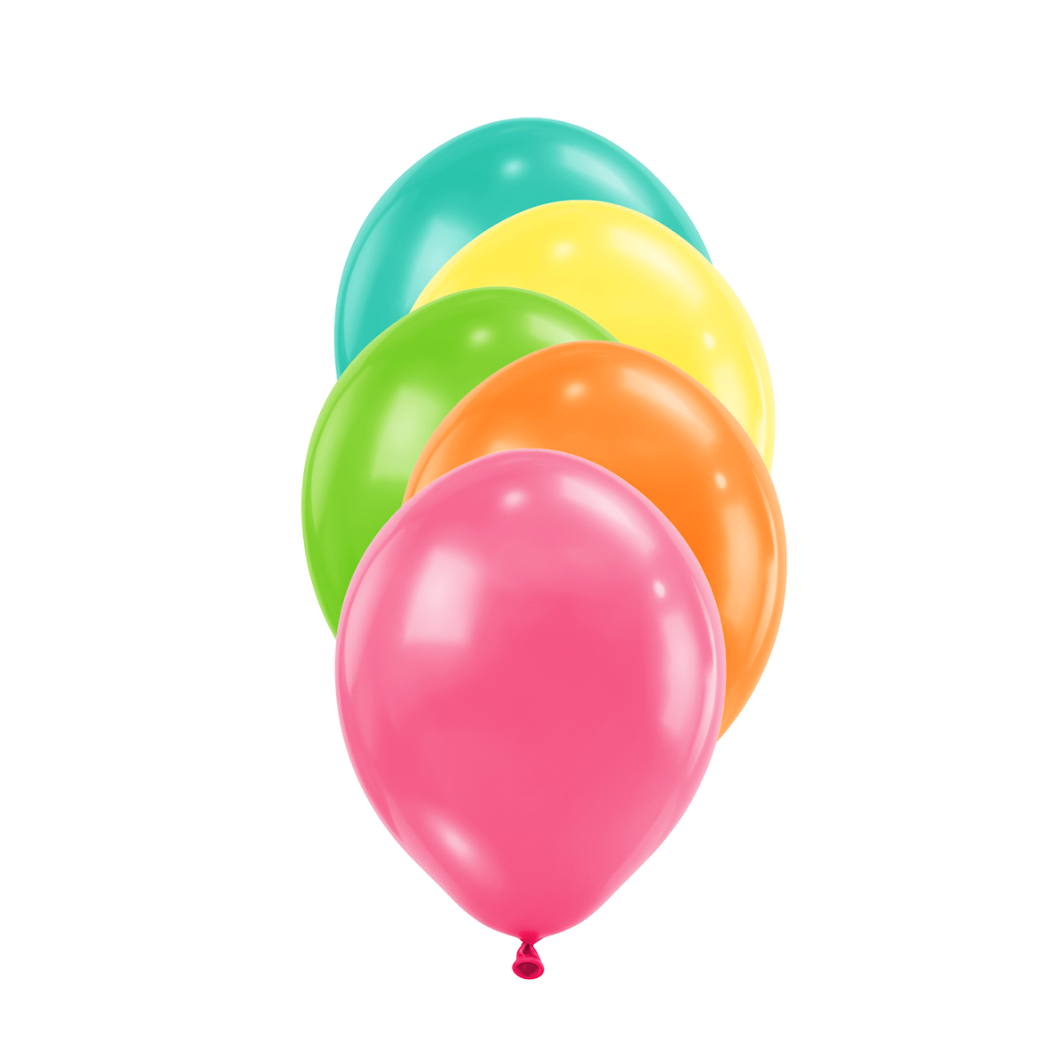 50 Luftballons - Ø12 cm - Tropical Assorted