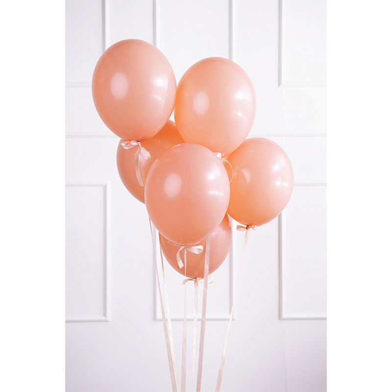 10 Luftballons - Ø 27cm - Pastell Peach