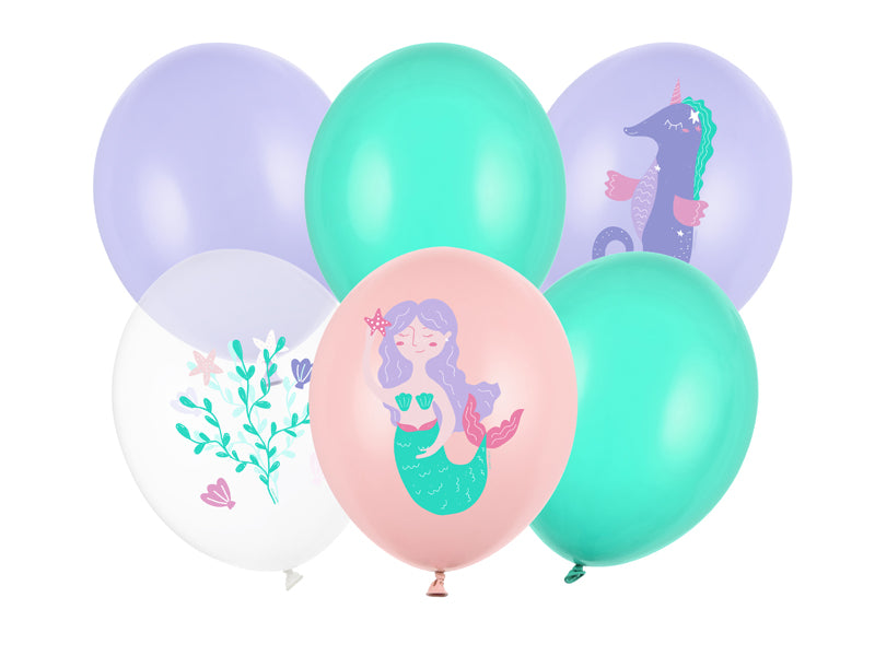 6 Motivballons - Ø 30cm - Sea World