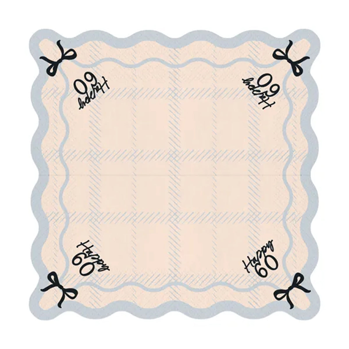 12 Servietten - 33cm - Happy 60