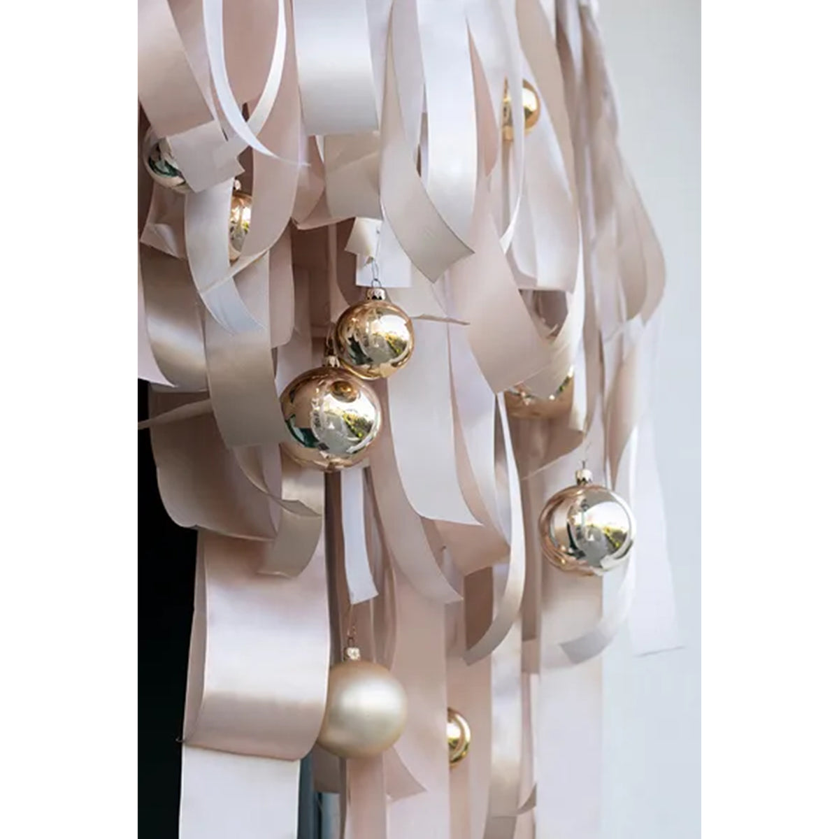 1 Ballonband - Satin - Pfirsich - 25mm
