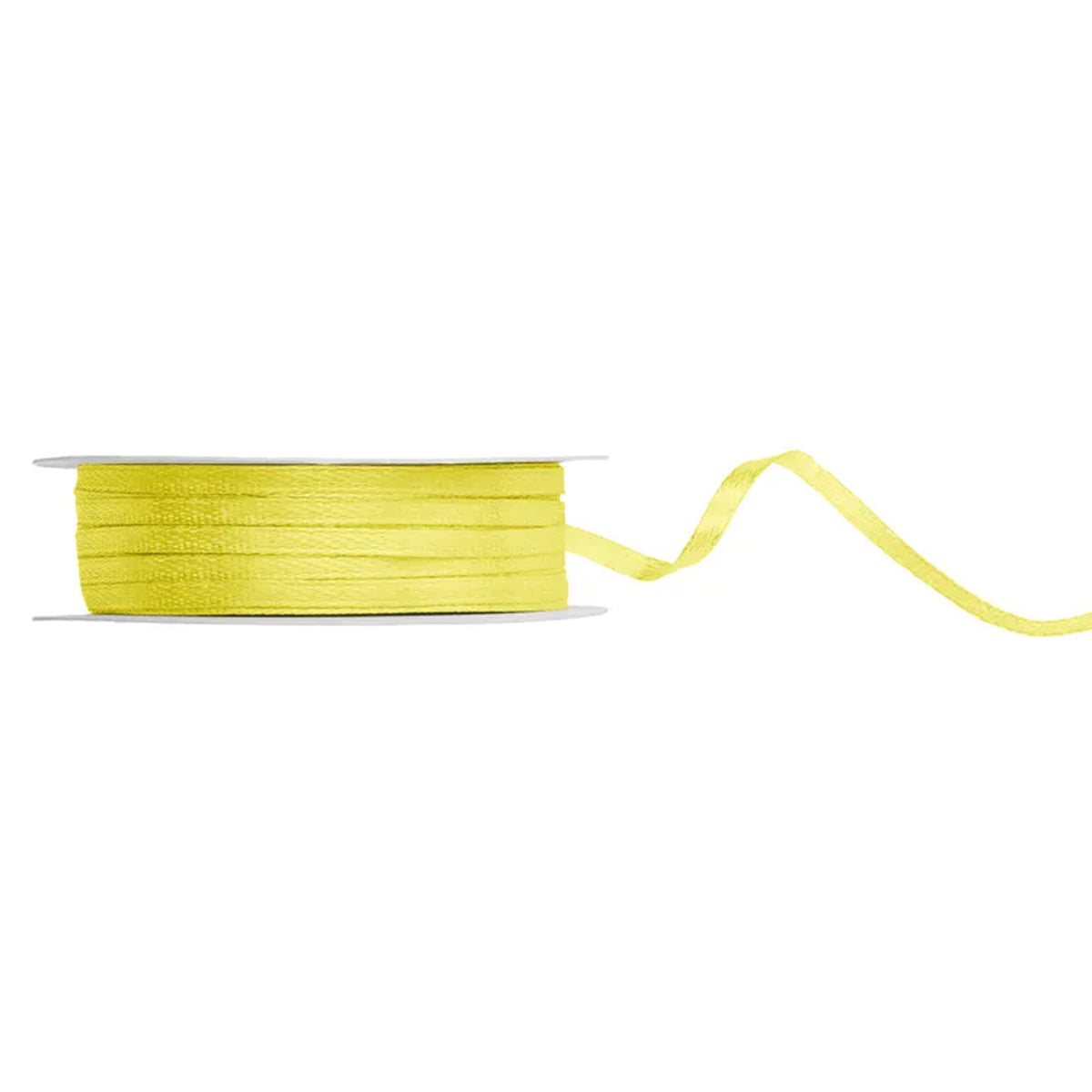 1 Ballonband - Satin - Gelb - 3mm